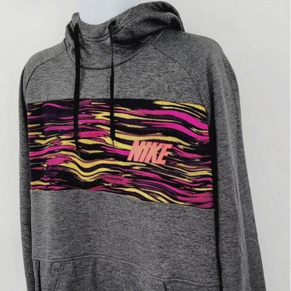 Nike Therm Pullover Training Hoodie Southwest Aztec Lined CV7725 Mens Size 2XL